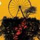 A Ferris wheel and a tangle of branches and red leaves stands out on a crop of the yellow background for Kiersten White's new horror novel, Hide.